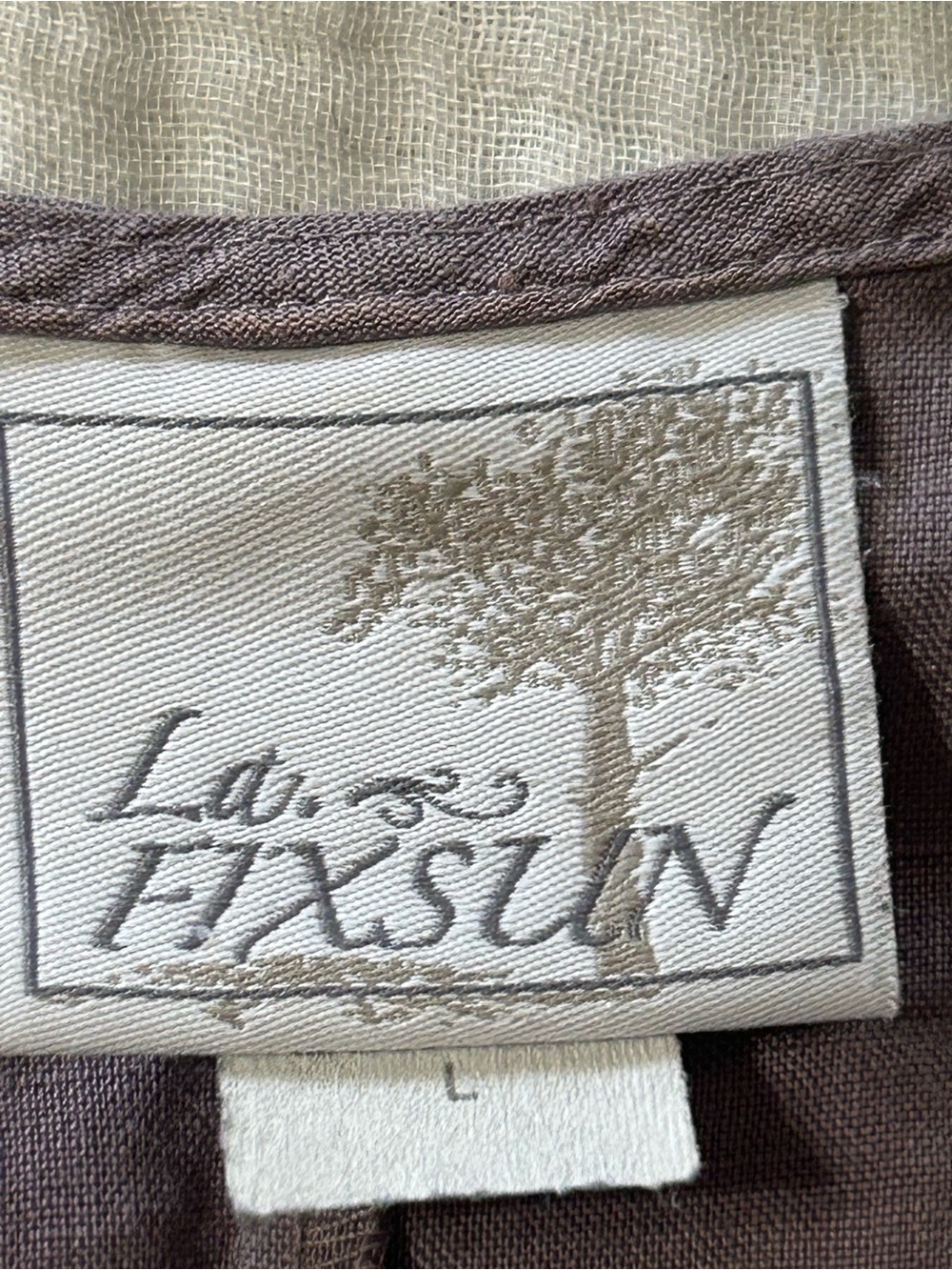 La. Fixsun Boho Lagenlook Linen Tunic - L - Picture 4 of 6